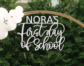 First day of school sign, First day of school banner, First day of first grade sign, 1st day of school backdrop, First day of school decor