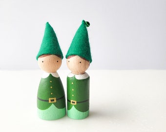 Santa's Elves | Christmas Peg Dolls/Christmas Decoration