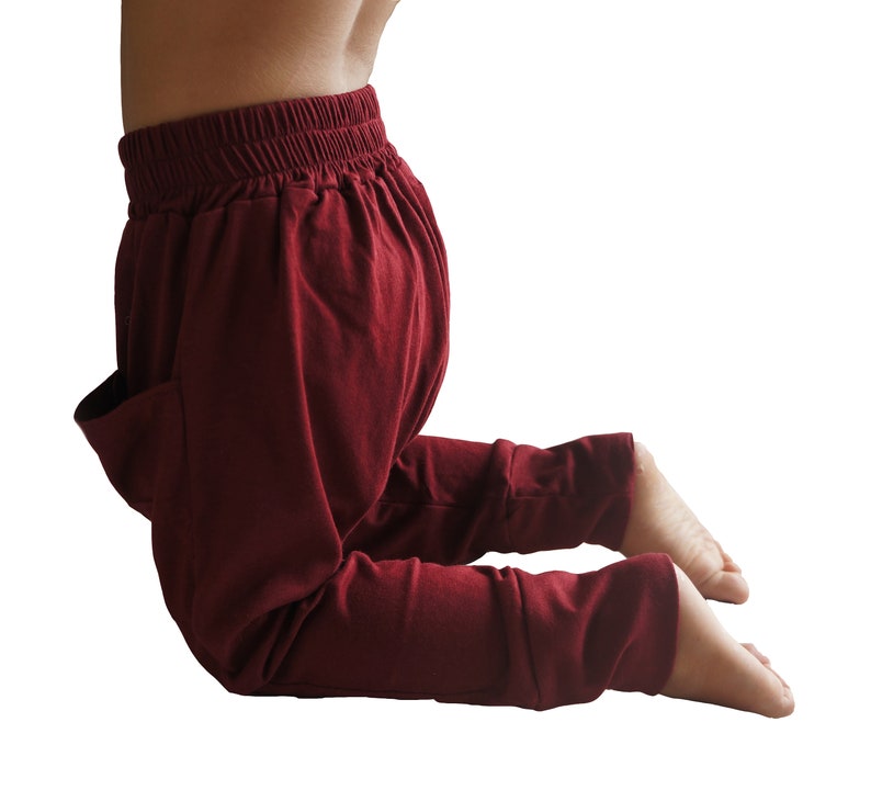 Kids Harem Pants Green Bamboo Pants Baby Boy Thermals Etsy