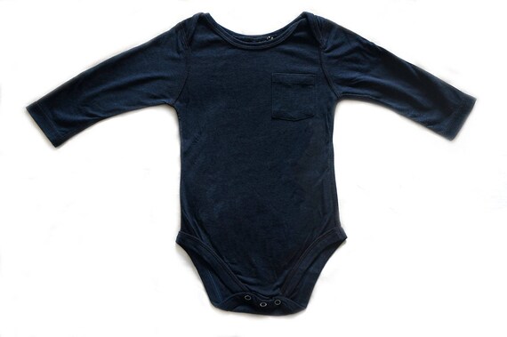 navy baby vest