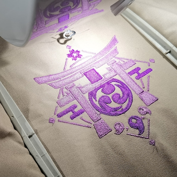 Genshin Impact Electro Inazuma Embroidery File