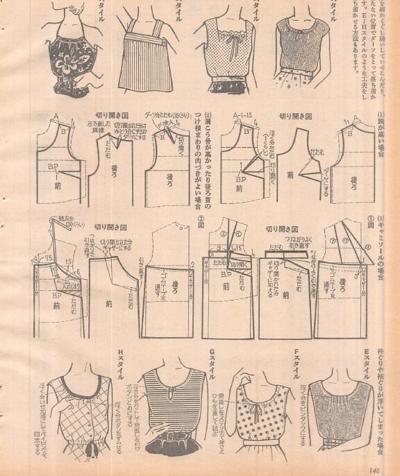 1982 DRESSMAKING 427 Japanese Sewing Pattern Magazine PDF