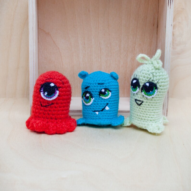 Crochet monsters for worry child Amigurumi Creepy plush | Etsy
