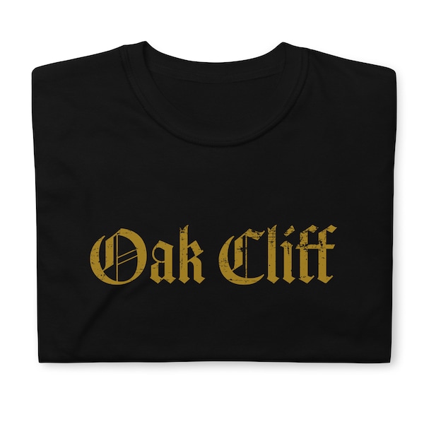 Oak Cliff Texas Shirt Gold(ish)