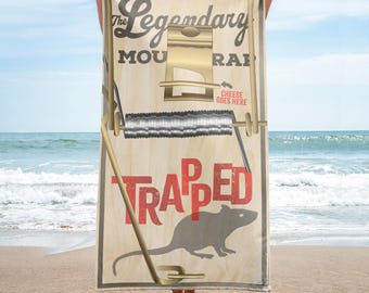 Mousetrap Beach Towel