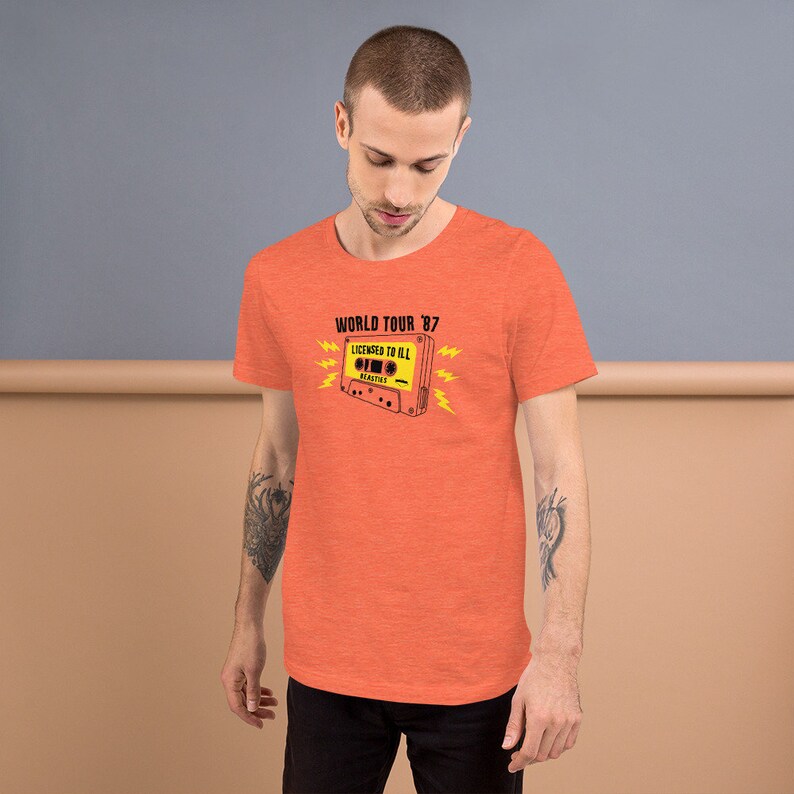 Beasties World Tour 87 Black and Yellow Shirt