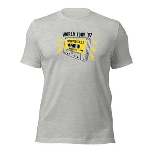 Beasties World Tour 87 Black and Yellow Shirt