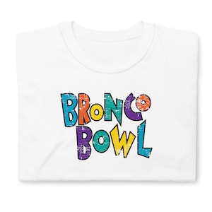 Bronco Bowl Dallas Texas Distressed Shirt