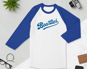 Beasties Brooklyn Dodgers Jersey T 3/4 sleeve raglan shirt