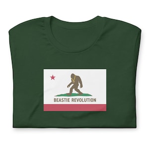 California Flag vs Beastie Revolution Mashup Shirt