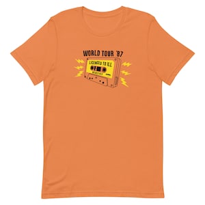 Beasties World Tour 87 Black and Yellow Shirt