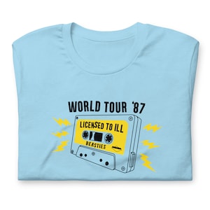 Beasties World Tour 87 Black and Yellow Shirt