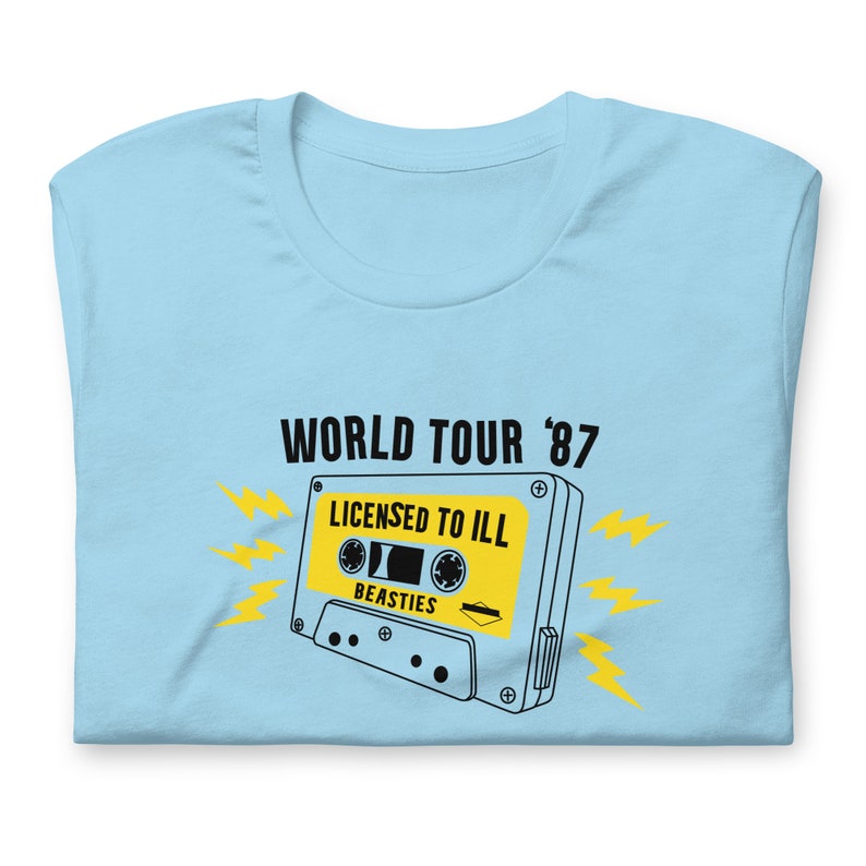 Beasties World Tour 87 Black and Yellow Shirt