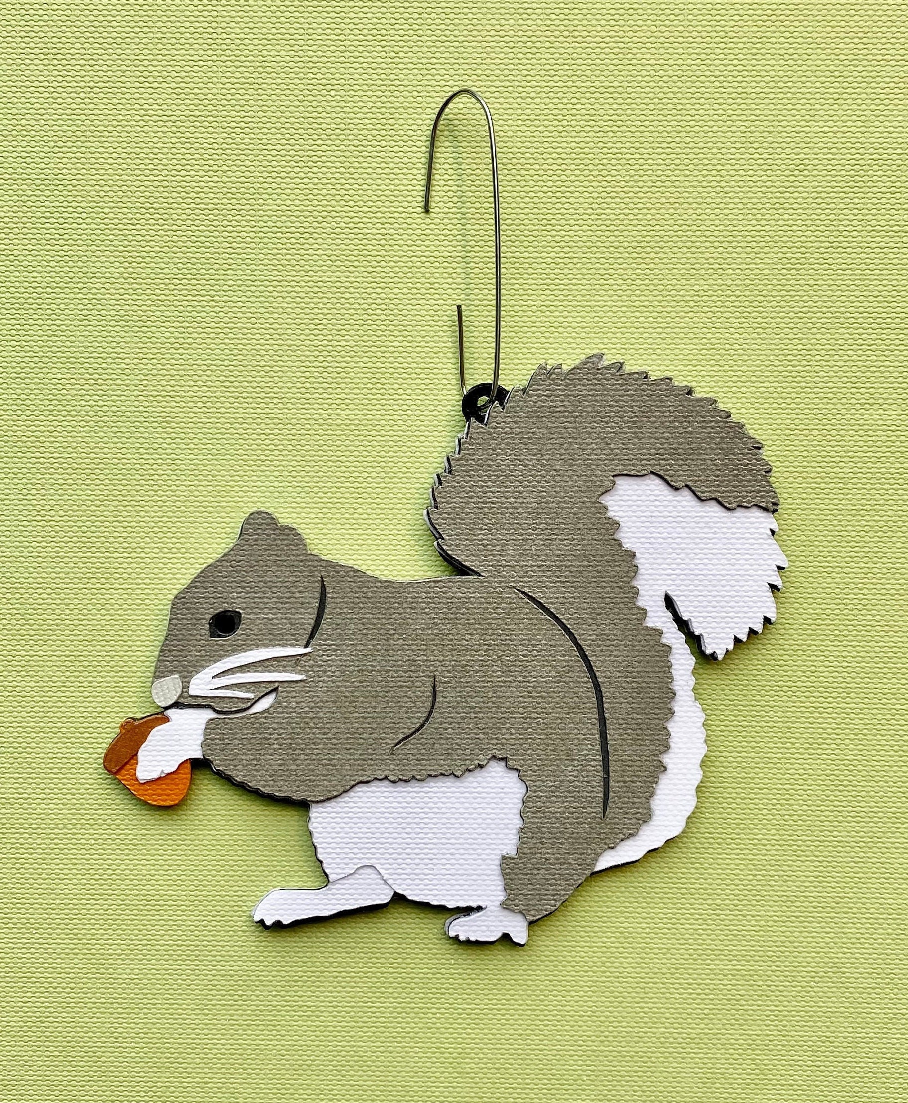Squirrel Christmas Tree Ornament Etsy