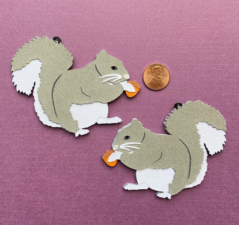 Squirrel Christmas Tree Ornament Etsy