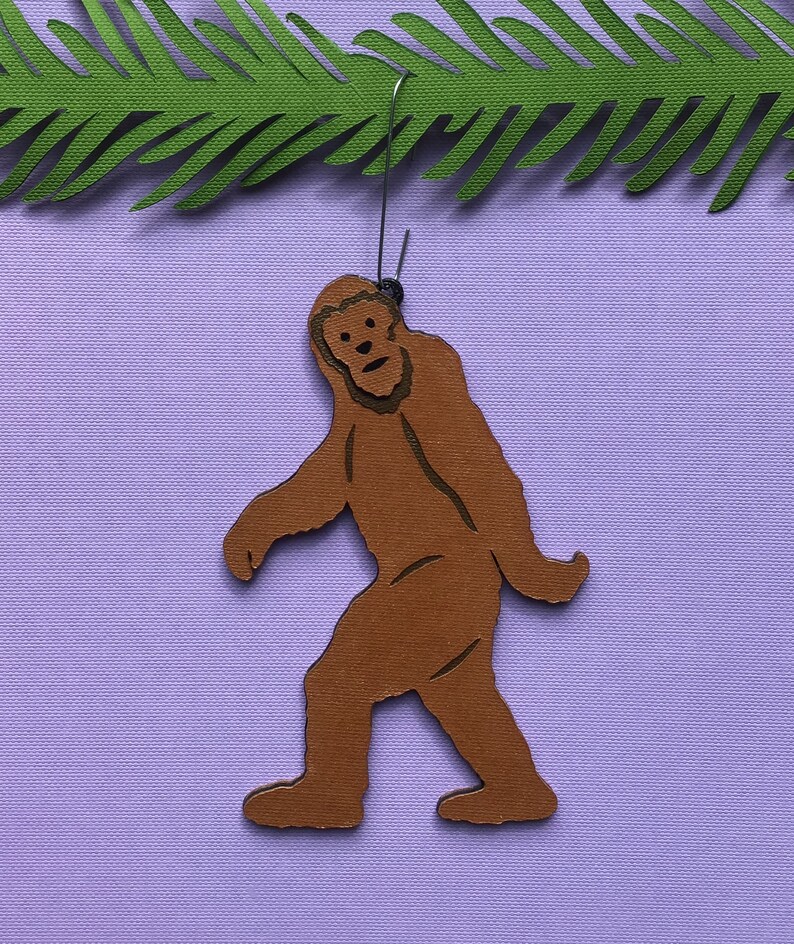 Bigfoot Christmas Tree Ornament Etsy