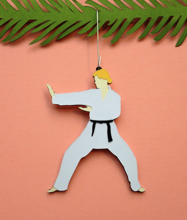 Martial Arts Girl Christmas Tree Ornament Etsy