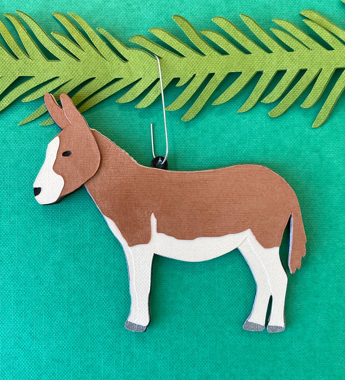 Donkey Christmas Tree Ornament | Etsy