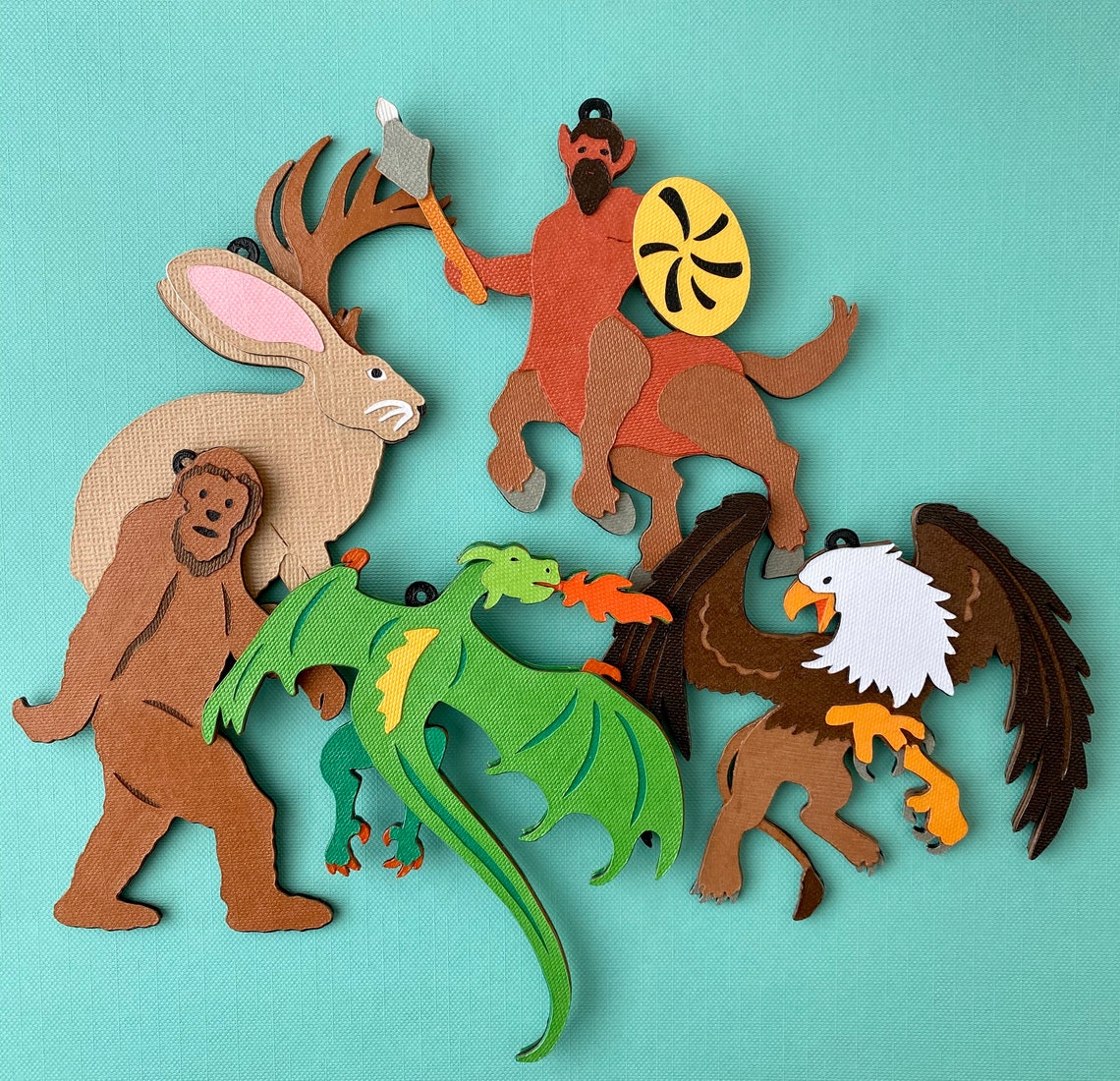 Bigfoot christmas tree ornament  etsy Bigfoot christmas tree ornament  etsy