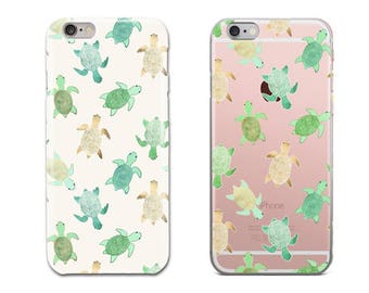 Turtle Phone Case, iPhone 6S Case, iPhone 6 Plus Case, iPhone 7 Case, iPhone 8 Plus Case, iPhone X Case, Samsung Galaxy S8 Case, Galaxy S7