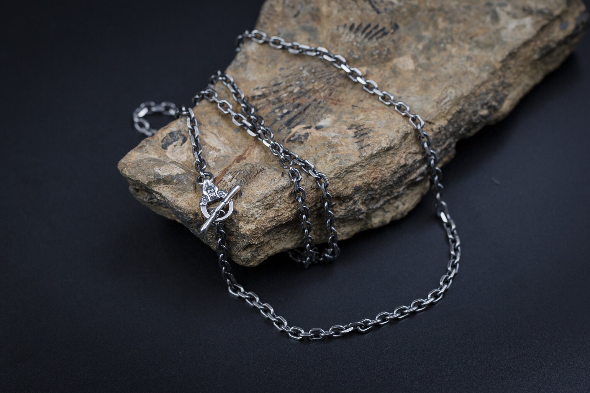 Silver Necklace Chain 4.5mm ,aged Finish,sterling Silver 925, Songyan Jewelry, 50cm, 55cm, 60cm - Etsy Silver Necklace Chain 4.5mm ,aged Finish,sterling Silver 925, Songyan Jewelry, 50cm, 55cm, 60cm - Etsy
