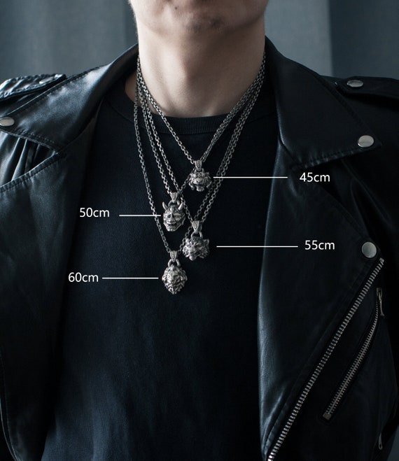 Buy Silver Necklace Chain 4.5mm aged Finish sterling Silver 925