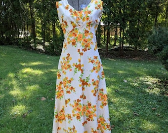 70s Vintage Floral Dress