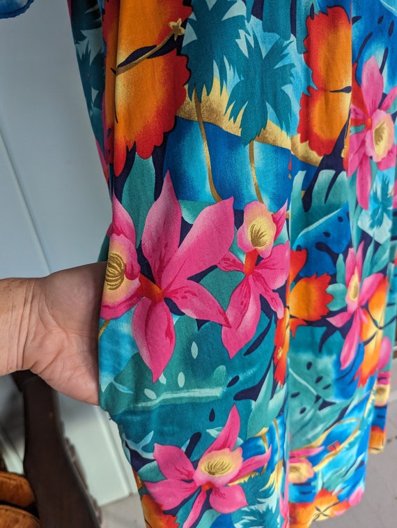 70s Vintage Hilo Hattie Hawaiian Dress - image 6