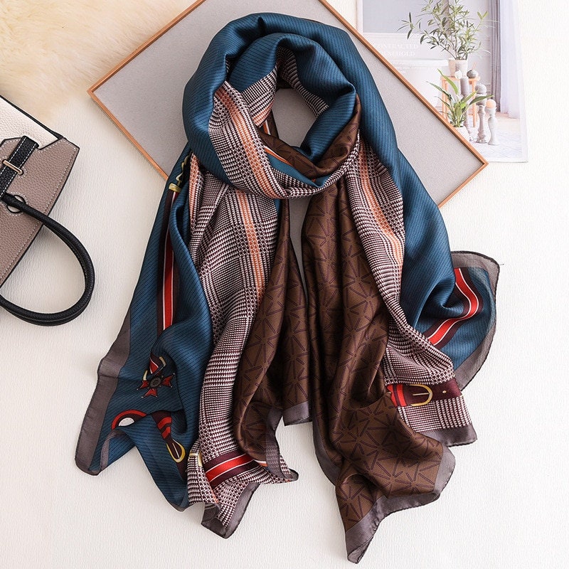 Luxurious 100% Soft Silk. Designer Equestrian Themed Style. - Etsy UK