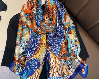 Silk scarf cost sale