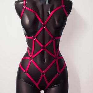 Harness For Women Full Body - Handmade Lingerie Set In Different Colors