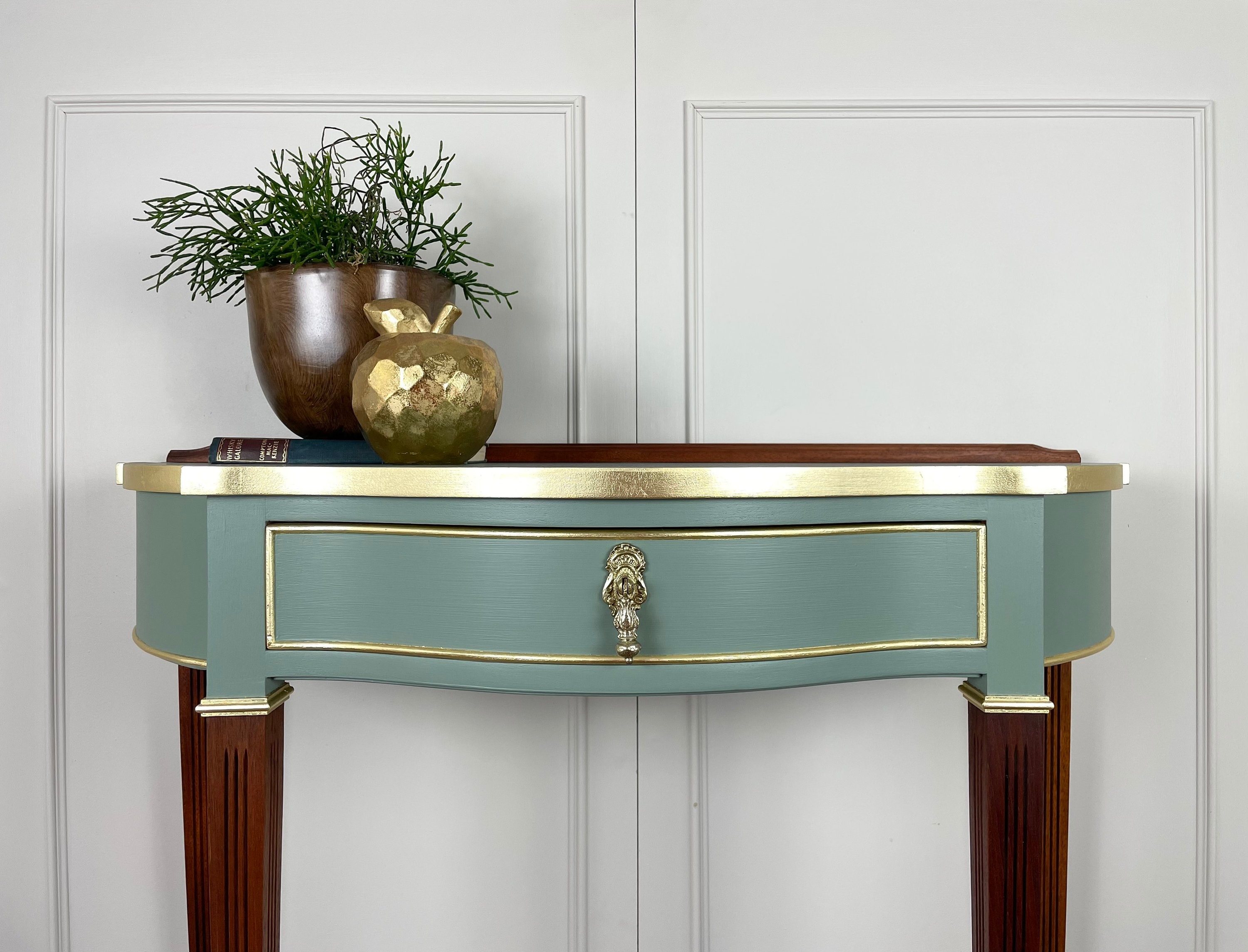 Olive green console table hotsell