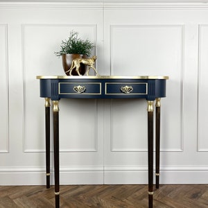 Navy Blue Console Etsy UK