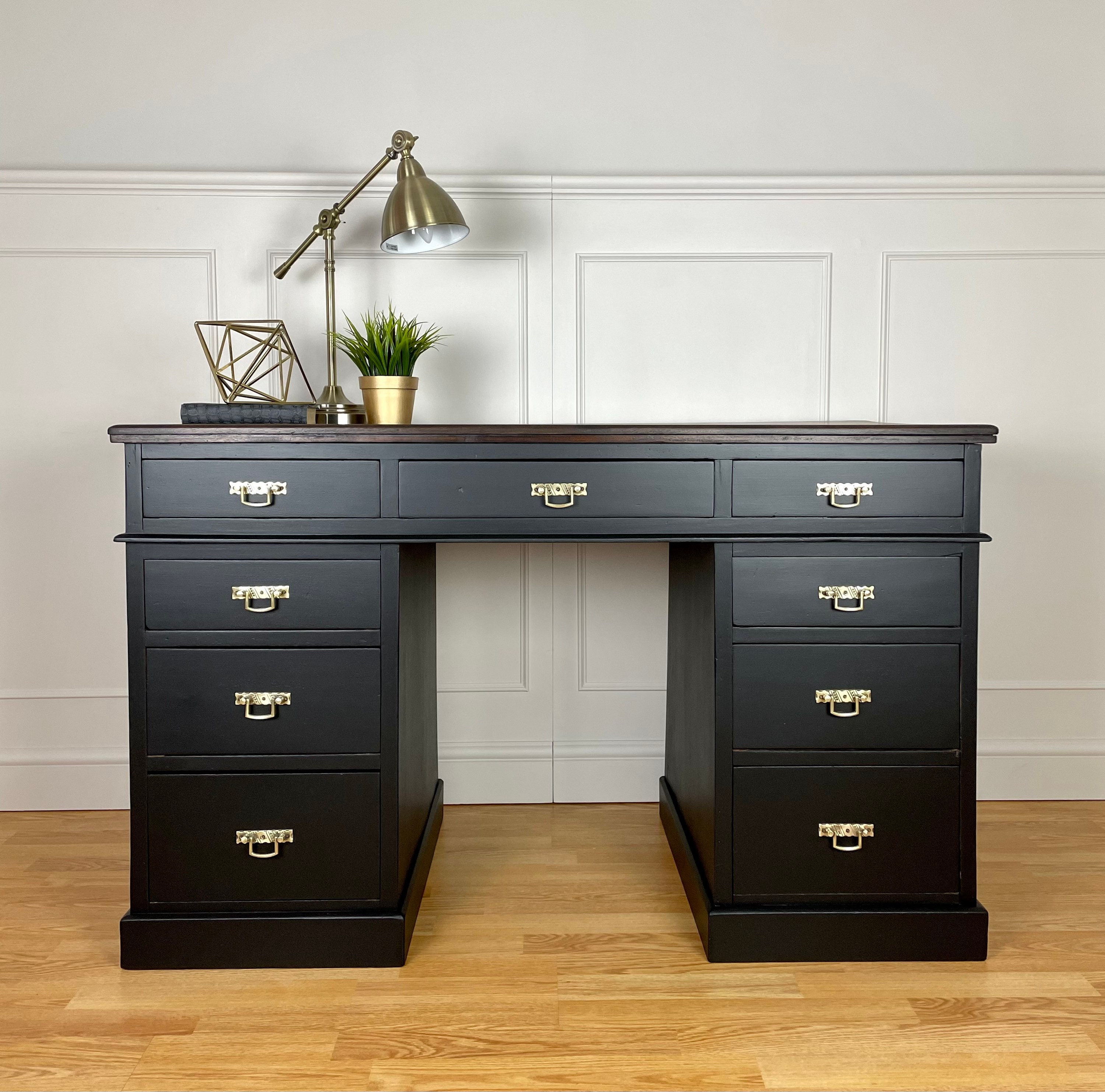 Black traditional desk deals