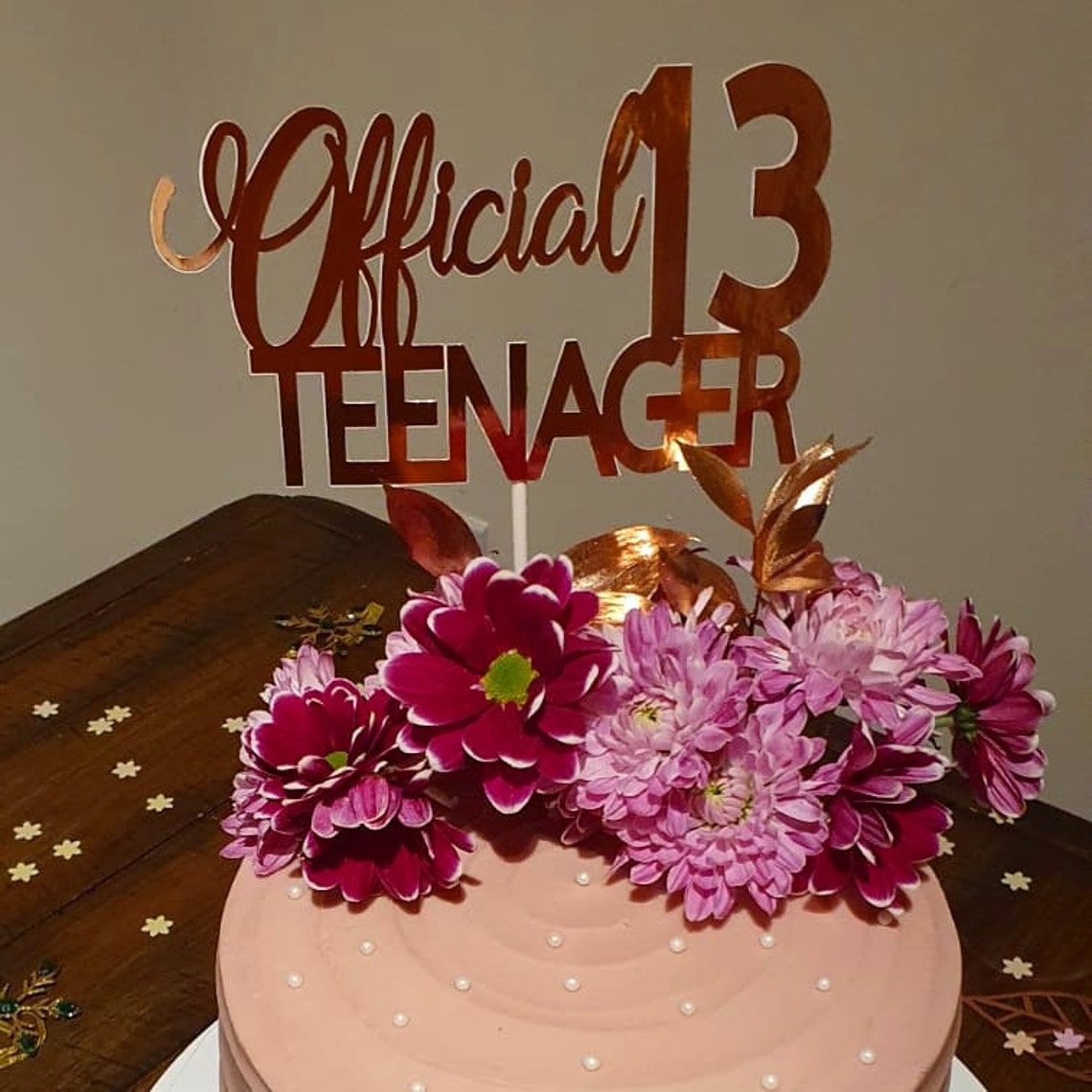 Official Teenager Cake Topper Teenager Cake Topper Birthday | Etsy