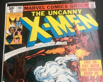 Uncanny X Men Vol 1 140 Bronze Age Comic Book Nm 9 2 Etsy