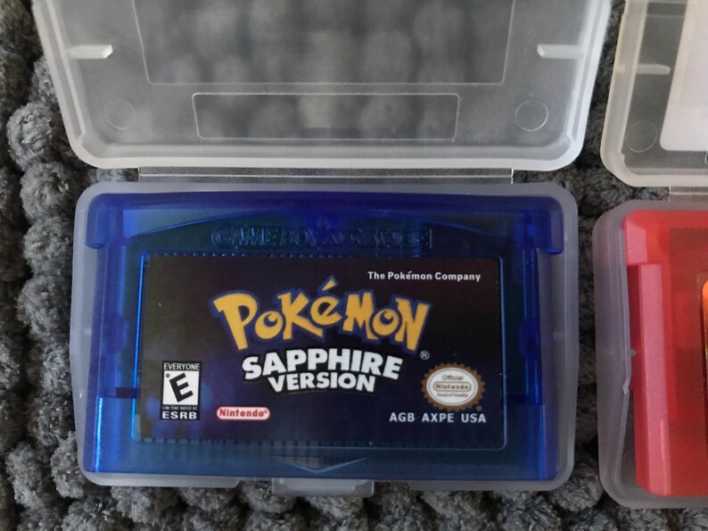 Pokemon Sapphire FireRed LeafGreen Ruby Emerald Gameboy Advance Red Blue Crystal