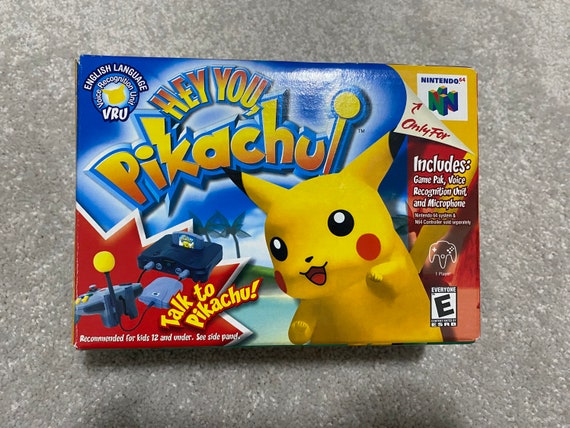 Hey You Pikachu Nintendo 64 N64 New But Opened Unused Etsy