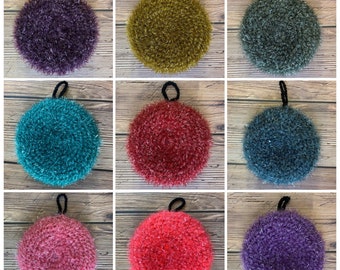 Lavette tawashi grattounette double-sided sponge grating and soft cotton to wash the dishes without scratching it, accessory zero waste