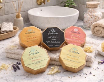 Cold-process soap 100g – Natural & handcrafted – Superfatted, gentle for sensitive skin – Vegan, organic vegetable oils – Wellness gift
