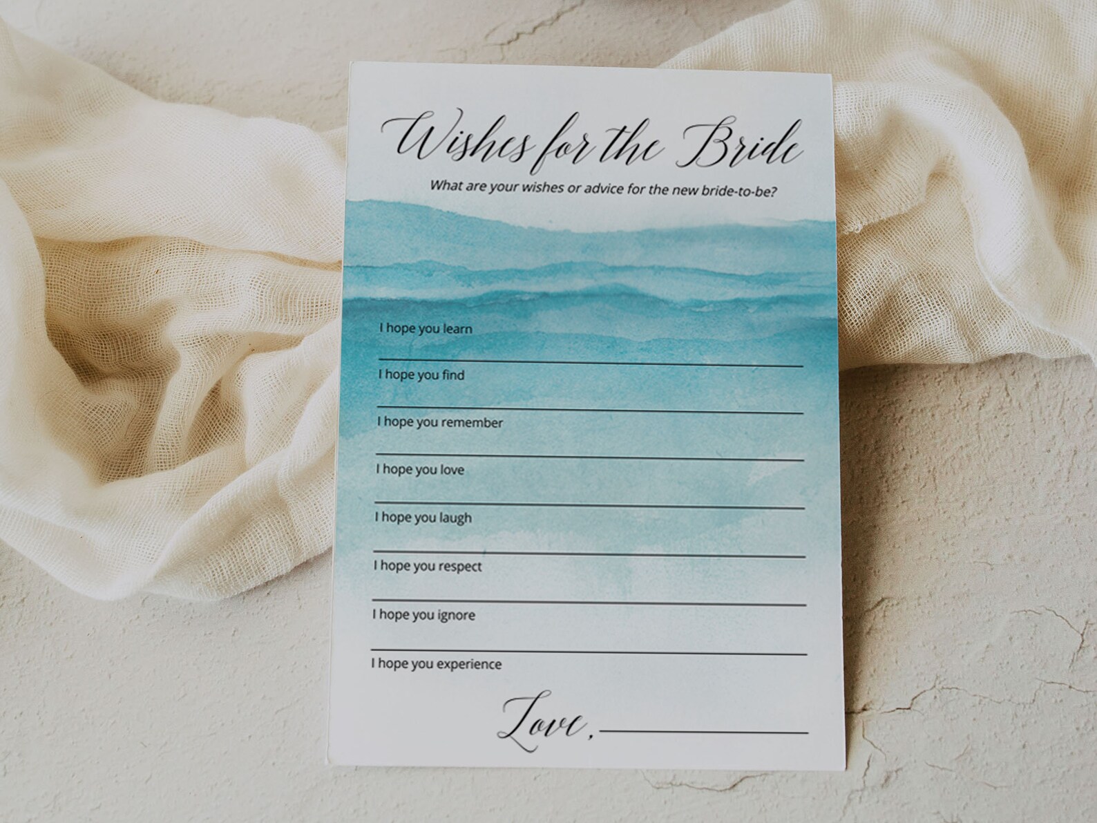 BEACH Bridal Shower Games Bundle Printable Editable - Etsy