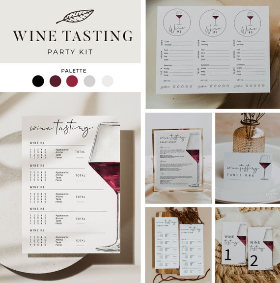 Wine Tasting Party Kit
