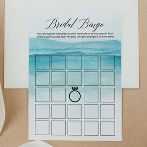 BEACH Bridal Shower Games Bundle, Printable Editable Templates, Digital Download image 3
