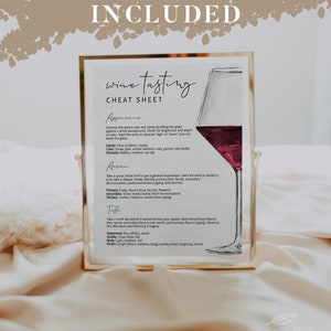 WINE | Tasting Placemat, Blind Wine Tasting Notes, Printable, Sheet ...