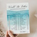 BEACH Bridal Shower Games Bundle, Printable Editable Templates, Digital ...