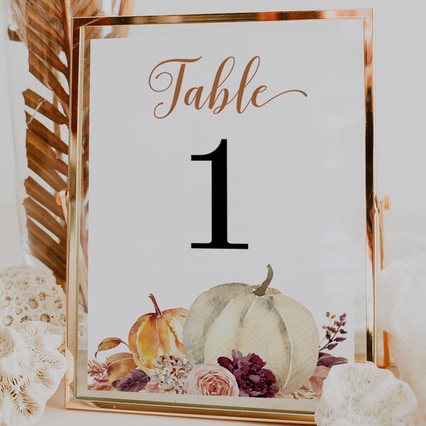 Table Numbers Printable - Etsy