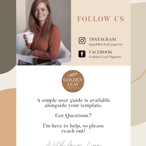 MINIMALIST | First Birthday Photo Banner Cards Template, Milestone Photo Cards, Baby's First Year, 1st Year Monthly, Digital Download image 8