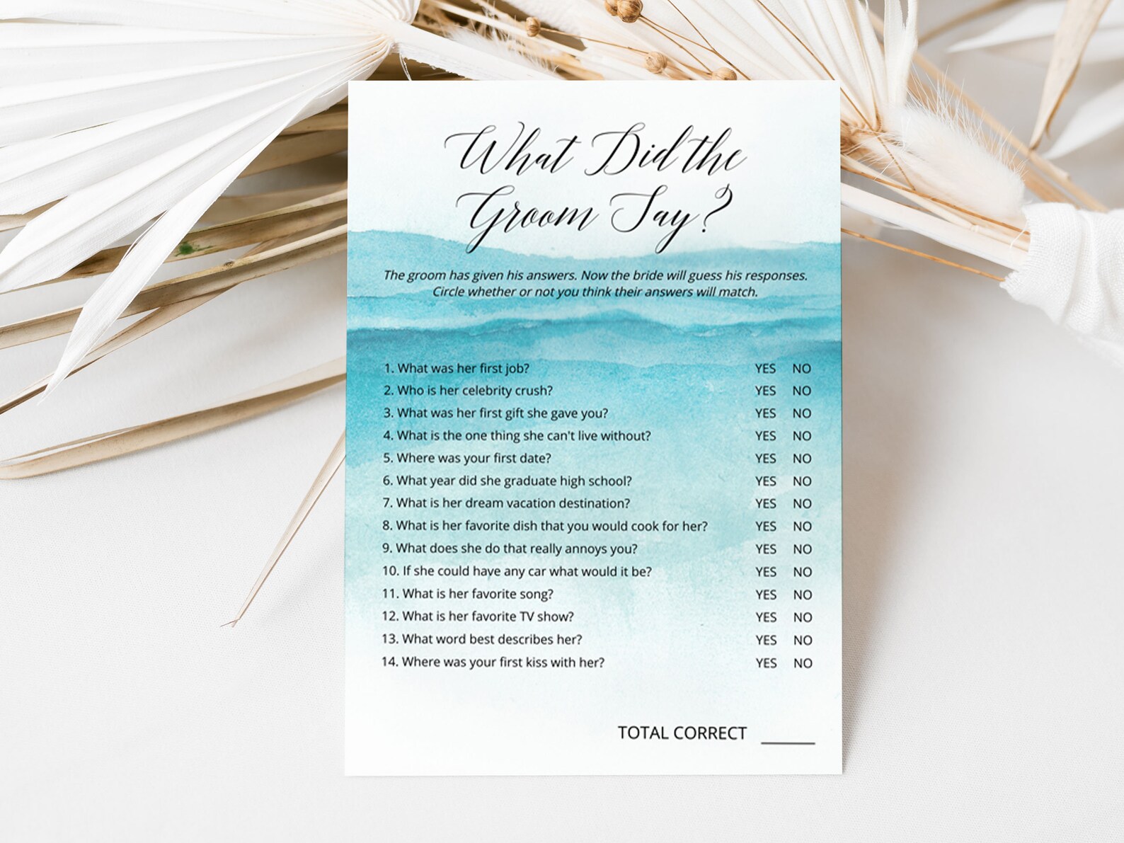 BEACH Bridal Shower Games Bundle Printable Editable - Etsy