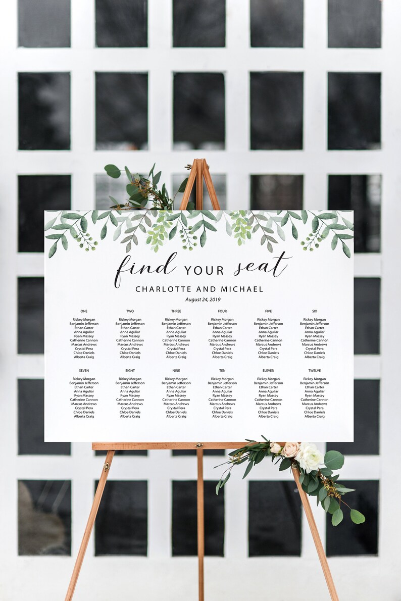 GREENERY Wedding Template Suite Printable Complete | Etsy