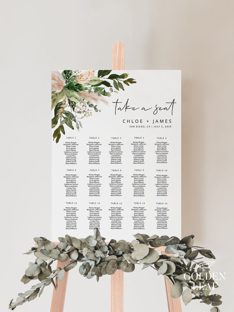 GREENERY Wedding Template Suite Printable Complete Boho - Etsy